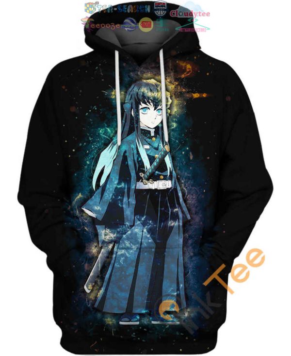 Muichiro Tokito Demon Slayer Hoodie 3D