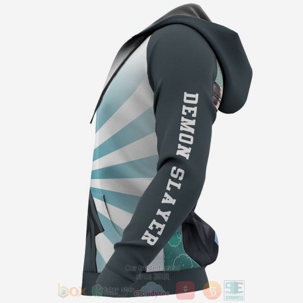 Muichiro Tokito Kimetsu Anime 3D Hoodie