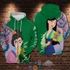 Mulan Movies Disney 3D Hoodie