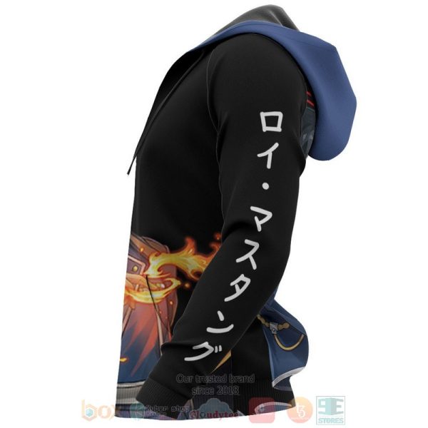 Mustang Roy Custom Fullmetal Alchemist Anime 3D Hoodie