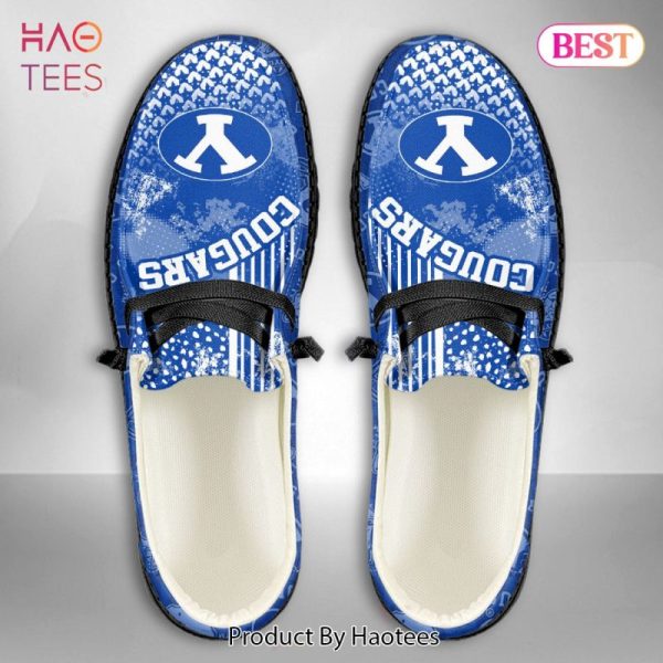 NCAA BYU Cougars Custom Name Hey Dude Shoes 03 M7