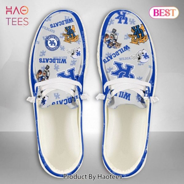 NCAA Kentucky Wildcats Custom Name Hey Dude Shoes 01 M7