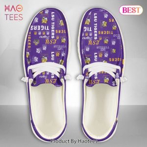 NCAA LSU Tigers Custom Name Hey Dude Shoes 06 M79