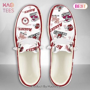 NCAA New Mexico State Aggies Custom Name Hey Dude Shoes 01 M7