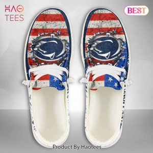 NCAA Penn State Nittany Lions Custom Name Hey Dude Shoes 07 M79