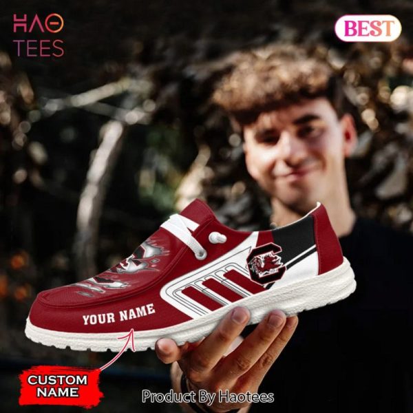 NCAA South Carolina Gamecocks Custom Name Hey Dude Shoes 07 M7