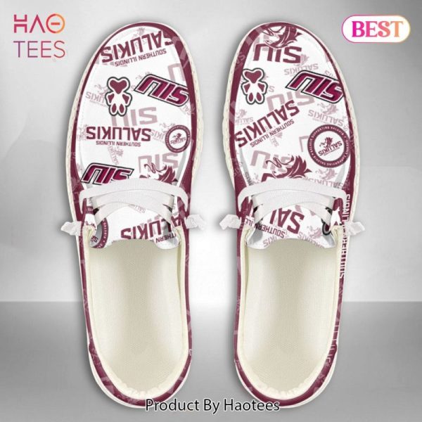 NCAA Southern Illinois Salukis Custom Name Hey Dude Shoes