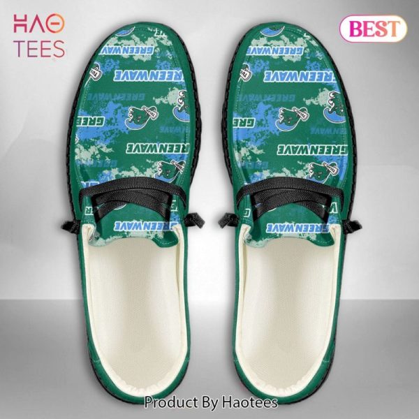 NCAA Tulane Green Wave Custom Name Hey Dude Shoes 05 M7