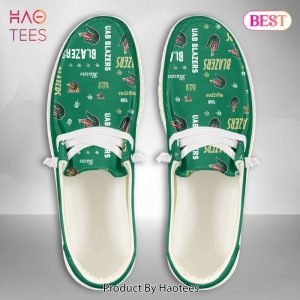 NCAA UAB BLAZERS Custom Name Hey Dude Shoes 04 M12