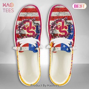 NCAA USC Trojans Custom Name Hey Dude Shoes 07 M79