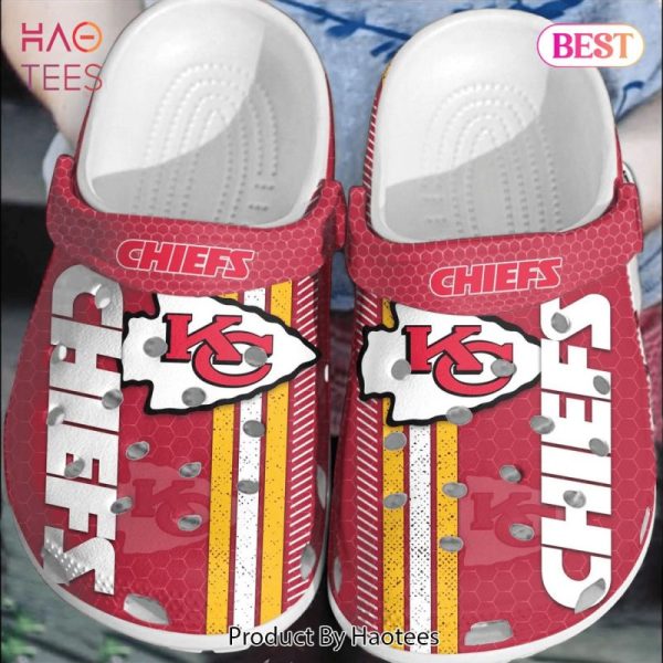 NFL KC Chiefs Football Crocband Comfortable Shoes Clogs For Men Women Exclusive