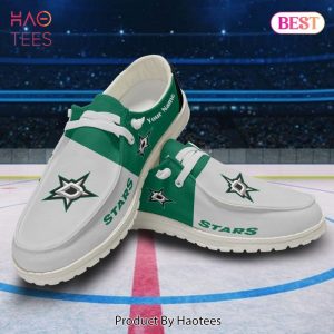 NHL Dallas Stars Custom Name Hey Dude Shoes