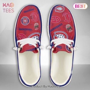 NHL Montreal Canadiens Custom Name Hey Dude Shoes 01 M7