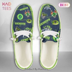 NRL Canberra Raiders Custom Name Hey Dude Shoes 01 M7