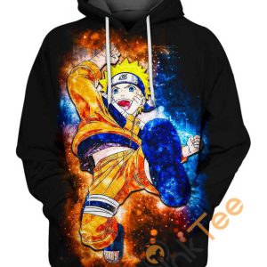 Naruto Excited Hoodie 3D