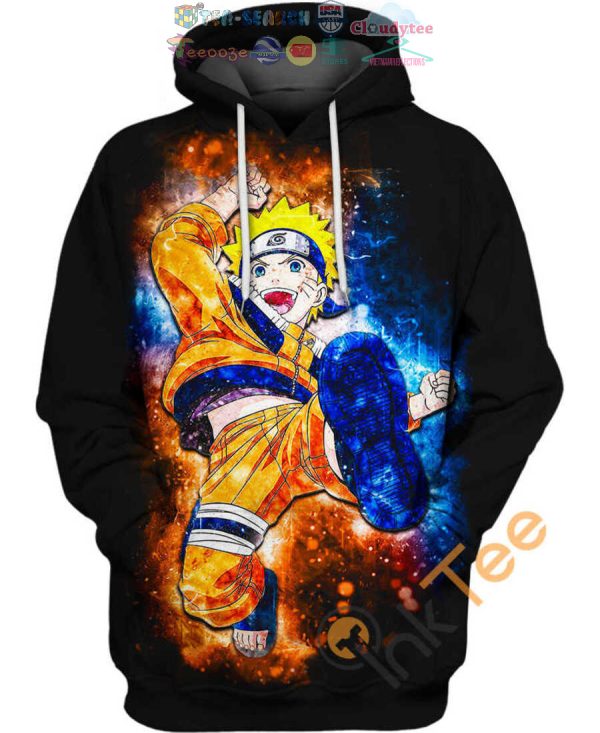 Naruto Excited Hoodie 3D