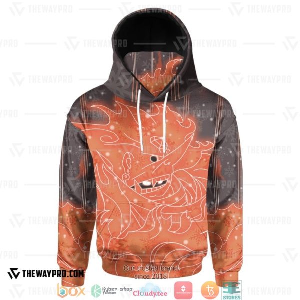 Naruto Itachi Susanoo Ugly Christmas Snood Hoodie