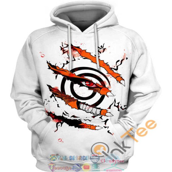 Naruto Seal Transparent Hoodie 3D