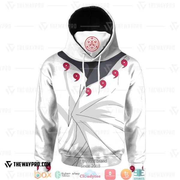 Naruto Shippuden Madara Uchiha Six Paths Snood Hoodie