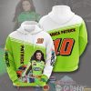 Nascar Danica Patrick 10 Signature Hoodie 3D