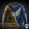 Nashville Predators Nhl Ver 4 All Over Printed Hoodie