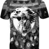 Native American Eagle Mysterious Dreamcatcher 3D Shirt