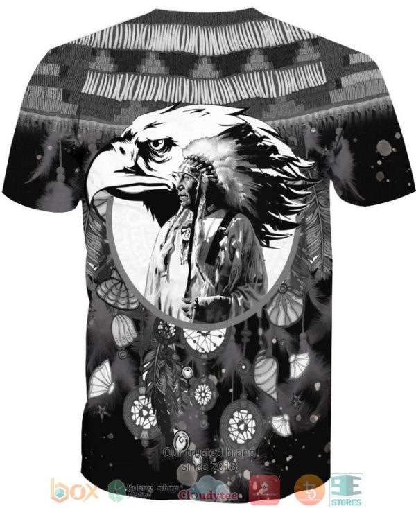 Native American Eagle Mysterious Dreamcatcher 3D Shirt