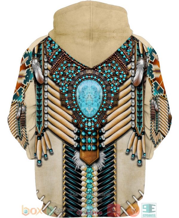 Native American Necklace 3D Hoodie