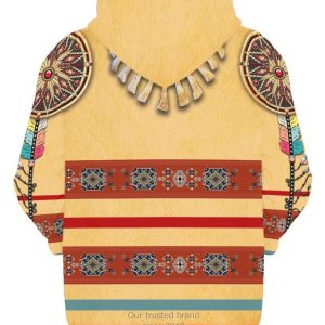 Native American Owl 3D Hoodie