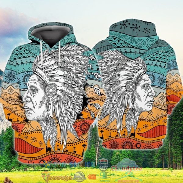 Native American Pride 3D Hoodie