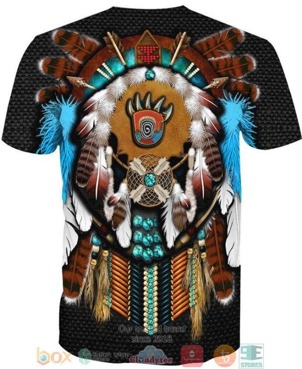 Native Bear Motifs 3D Shirt