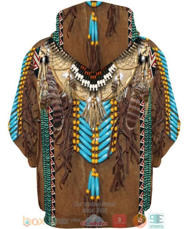 Native Fringed Motifs 3D Hoodie