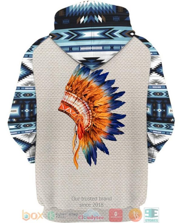 Native Headdress 3D Hoodie