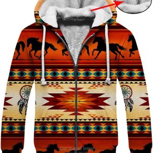 Native Horse Pattern 3D Shirt