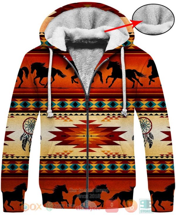 Native Horse Pattern 3D Shirt