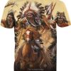 Native Warrior Battle 3D Shirt