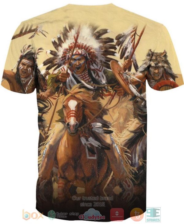 Native Warrior Battle 3D Shirt