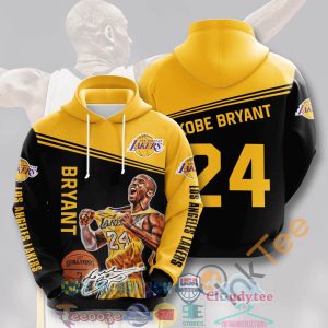 Nba Los Angeles Lakers Kobe Bryant 24 Hoodie 3D