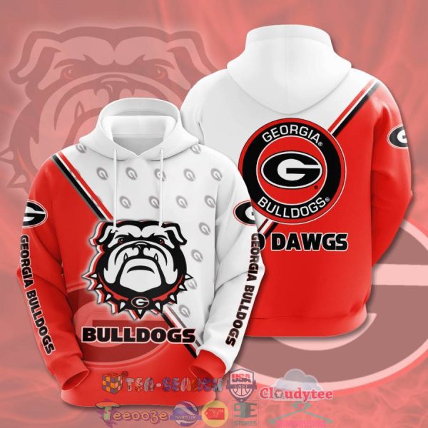 Ncaa Georgia Bulldogs Go Dawgs Hoodie 3D