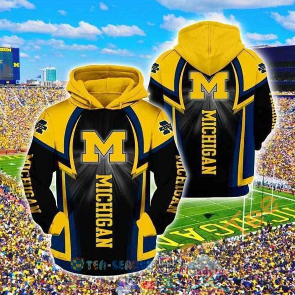 Ncaa Michigan Wolverines Hoodie 3D