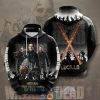 Negan Jeffrey Dean Morgan The Walking Dead 3D Hoodie