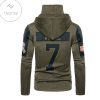 New Orleans Saints Number 7 Taysom Hill Mask Hoodie