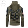 New York Giants Number 56 Lawrence Taylor Mask Hoodie