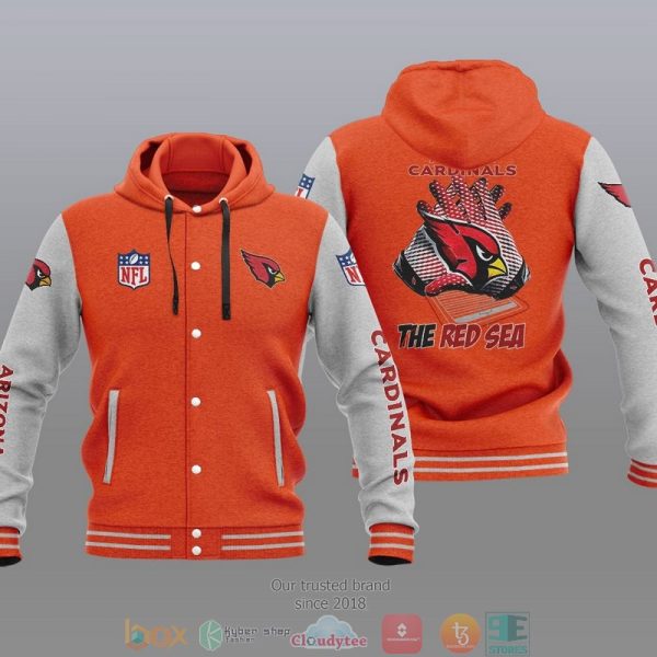 Nfl Arizona Cardinals The Red Sea Baseball Jacket Hoodie