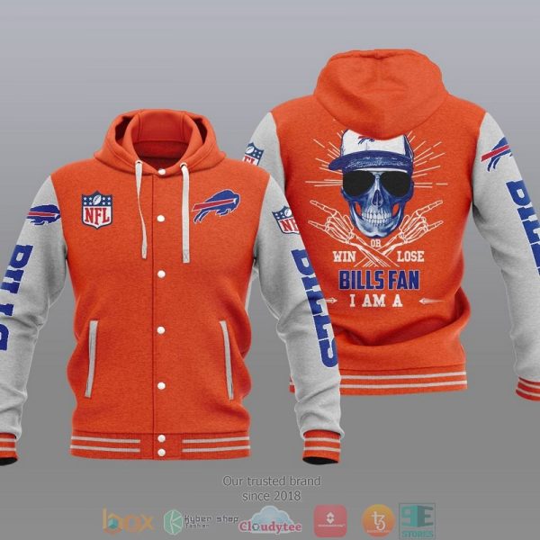 Nfl Buffalo Bills I Am A Bills Fan Baseball Hoodie Jacket