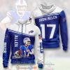 Nfl Buffalo Bills Josh Allen 17 Hoodie 3D