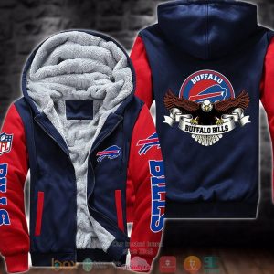 Nfl Buffalo Bills Logo Eagle 3D Fleece Hoodie