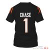 Nfl Chase 1 Cincinnati Bengals Black 3D Shirt