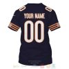 Nfl Chicago Bears Personalized Navy 3D Hoodie