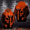 Nfl Chicago Bears Skull 3D Hoodie